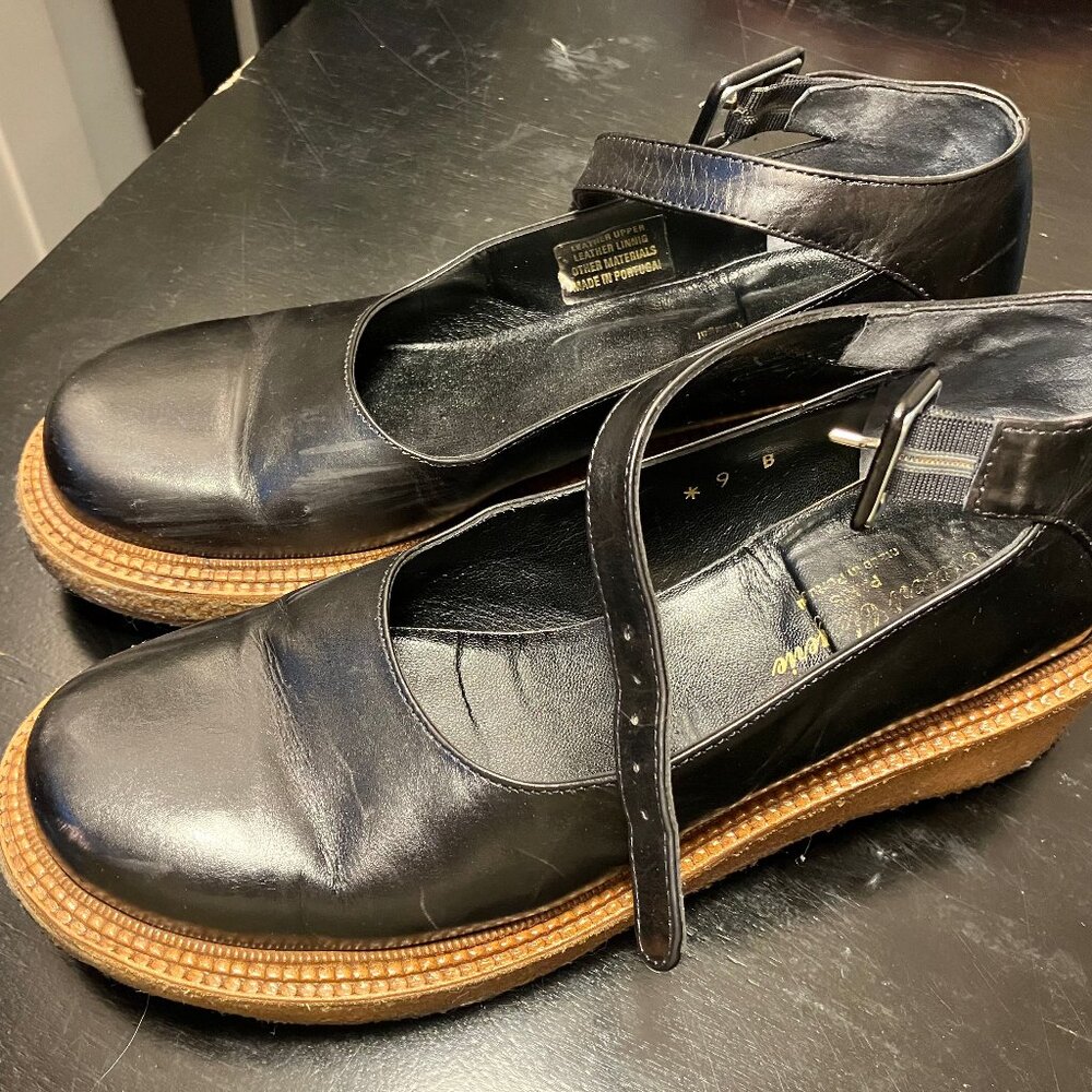 Robert Clergerie Ankle Strap Wedges (Sz 9)